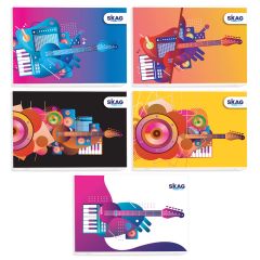 ΤΕΤΡΑΔΙΑ ΜΟΥΣΙΚΗΣ ΠΛΑΓΙΑ  Φ.40