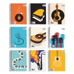 ΤΕΤΡΑΔΙΑ ΜΟΥΣΙΚΗΣ ΣΠΙΡΑΛ  Α4 Φ.40  70 ΓΡ