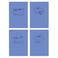 ΤΕΤΡΑΔΙΑ P.P.ΔΙΑΦΑΝΗ 80ΓΡΑΜ. Φ.50 ΜΠΛΕ