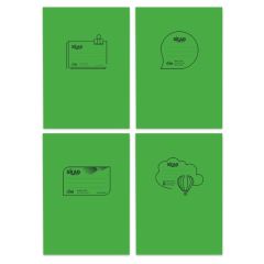 ΤΕΤΡΑΔΙΑ PP ΔΙΑΦΑΝΗ 80ΓΡ. Φ.50 ΠΡΑΣΙΝ