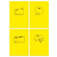 ΤΕΤΡΑΔΙΑ PP ΔΙΑΦΑΝΗ 80ΓΡ. Φ.50 ΚΙΤΡΙΝ