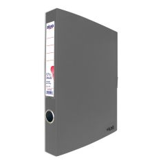 ΚΟΥΤΙ PP ΚΟΥΜΠΩΜΑ Α4-ΓΚΡΙ-3.7CM ΡΑΧΗ