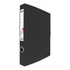 ΚΟΥΤΙ PP ΚΟΥΜΠΩΜΑ Α4 ΜΑΥΡΟ-3.7CM ΡΑΧΗ