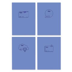 ΤΕΤΡΑΔΙΑ ΡΡ ΔΙΑΦΑΝΗ Α4 Φ.50 80ΓΡΑΜ. ΜΠΛΕ