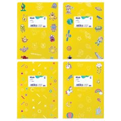 ΤΕΤΡ.SUPER ΧΡΩΜ.17Χ25 ΜΕ ΣΧΕΔΙΑ-ΚΙΤΡΙΝΟ