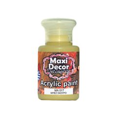 ΑΚΡΥΛΙΚΟ ΧΡΩΜΑ MA-017 60ML ΜΠΕΖ ΣΚΟΥΡΟ