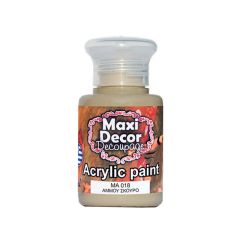ΑΚΡΥΛΙΚΟ ΧΡΩΜΑ MA-018 60ML ΑΜΜΟΥ ΣΚΟΥΡΟ