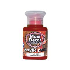 ΑΚΡΥΛΙΚΟ ΧΡΩΜΑ MA030 60ML ΚΟΚΚΙΝΟ ΦΩΤΙΑΣ