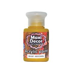 ΑΚΡΥΛΙΚΟ ΧΡΩΜΑ MA-057 60ML ΜΟΥΣΤΑΡΔΙ