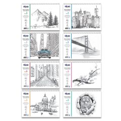 ΜΠΛΟΚ ΕΛΕΥΘΕΡΟΥ ΣΧΕΔΙΟΥ 25X35, 140 ΓΡ, 15Φ. ΝΟ 3