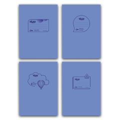 ΤΕΤΡΑΔΙΑ PP ΔΙΑΦΑΝΗ ΕΚΘ Α4 80ΓΡ 50Φ ΜΠΛΕ