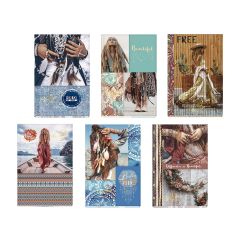 ΒΙΒΛΙΟΔ/ΜΕΝΑ ΤΕΤΡΑΔΙΑ VINTAGE FOIL 10X14 96Φ