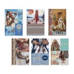 ΒΙΒΛΙΟΔ/ΜΕΝΑ ΤΕΤΡΑΔΙΑ VINTAGE  FOIL 17X24 96Φ