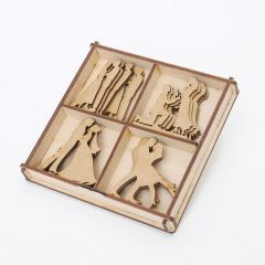 ΞΥΛ ΔΙΑΚΟΣΜΗΤΙΚΑ MDF 20ΤΕΜ ΓΑΜΟΣ Ν.1642