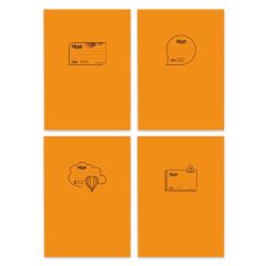 ΤΕΤΡΑΔΙΑ ΔΙΑΦΑΝΗ ΡΡ Α4 50Φ ΡΙΓΕ ΠΟΡΤΟΚΑΛ