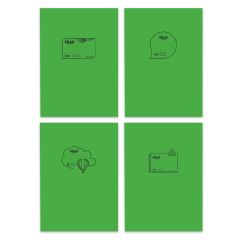 ΤΕΤΡΑΔΙΑ ΔΙΑΦΑΝΗ ΡΡ Α4 50Φ ΡΙΓΕ ΠΡΑΣΙΝΑ