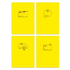 ΤΕΤΡΑΔΙΑ ΔΙΑΦΑΝΗ ΡΡ Α4 50Φ ΡΙΓΕ ΚΙΤΡΙΝΑ