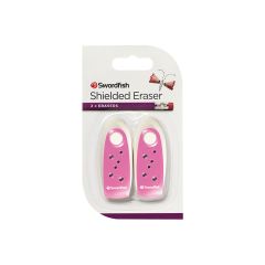 SWORDFISH ΓΟΜΑ ΜΕ ΚΑΛΥΜΑ ΡΟΖ/ΑΣΠΡΟ BLISTER (2 ΤΕΜ) 40367