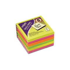 SNOPAKE ΑΥΤΟΚΟΛΗΤΑ ΧΑΡΤΑΚΙΑ 76Χ76 ΚΥΒΟΣ ΝΕΟΝ 100 Φ. 13527