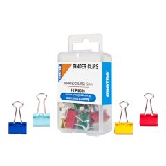 ΚΛΙΠ ΜΕΤΑΛΛΙΚΑ  ΧΡΩΜΑΤΙΣΤΑ 15MM  ΑΝΑΜΕΙΚΤΑ ΧΡΩΜΑΤΑ 10 TEM Ν.94371