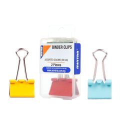 ΚΛΙΠ ΜΕΤΑΛΛΙΚΑ ΧΡΩΜΑΤΙΣΤΑ 32MM  ΑΝΑΜΕΙΚΤΑ ΧΡΩΜΑΤΑ  2 TEM Ν.94374