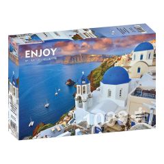 ENJOY -ΠΑΖΛ PLACES ΣΑΝΤΟΡΙΝΗ ΜΕ ΒΑΡΚΕΣ, ΕΛΛΑΔΑ 1000 ΤΕΜ Νο 1086
